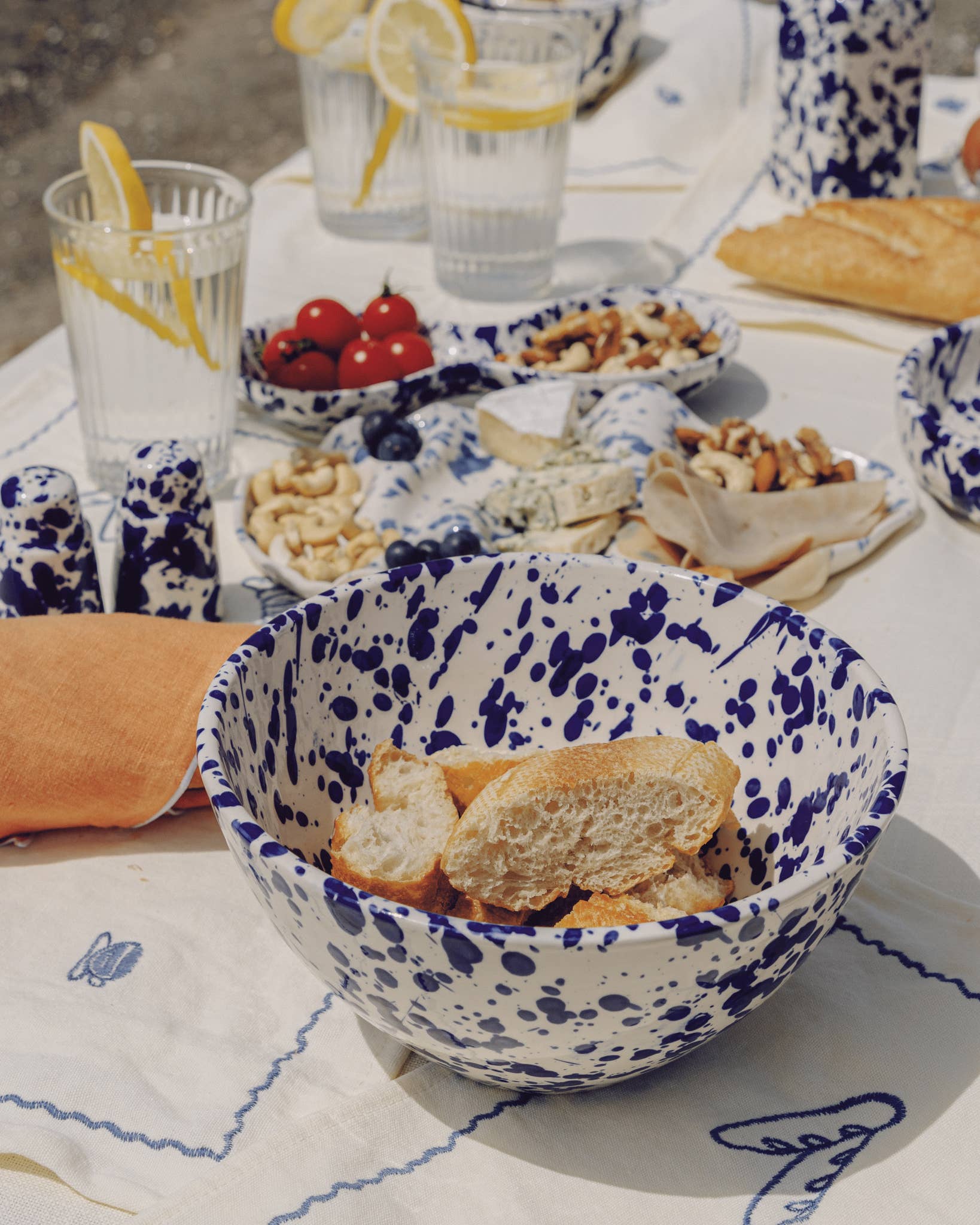 COMING SOON: Blue Speckle | Alfar Tierra Cocida Ceramic Salad Bowl (1.5L)