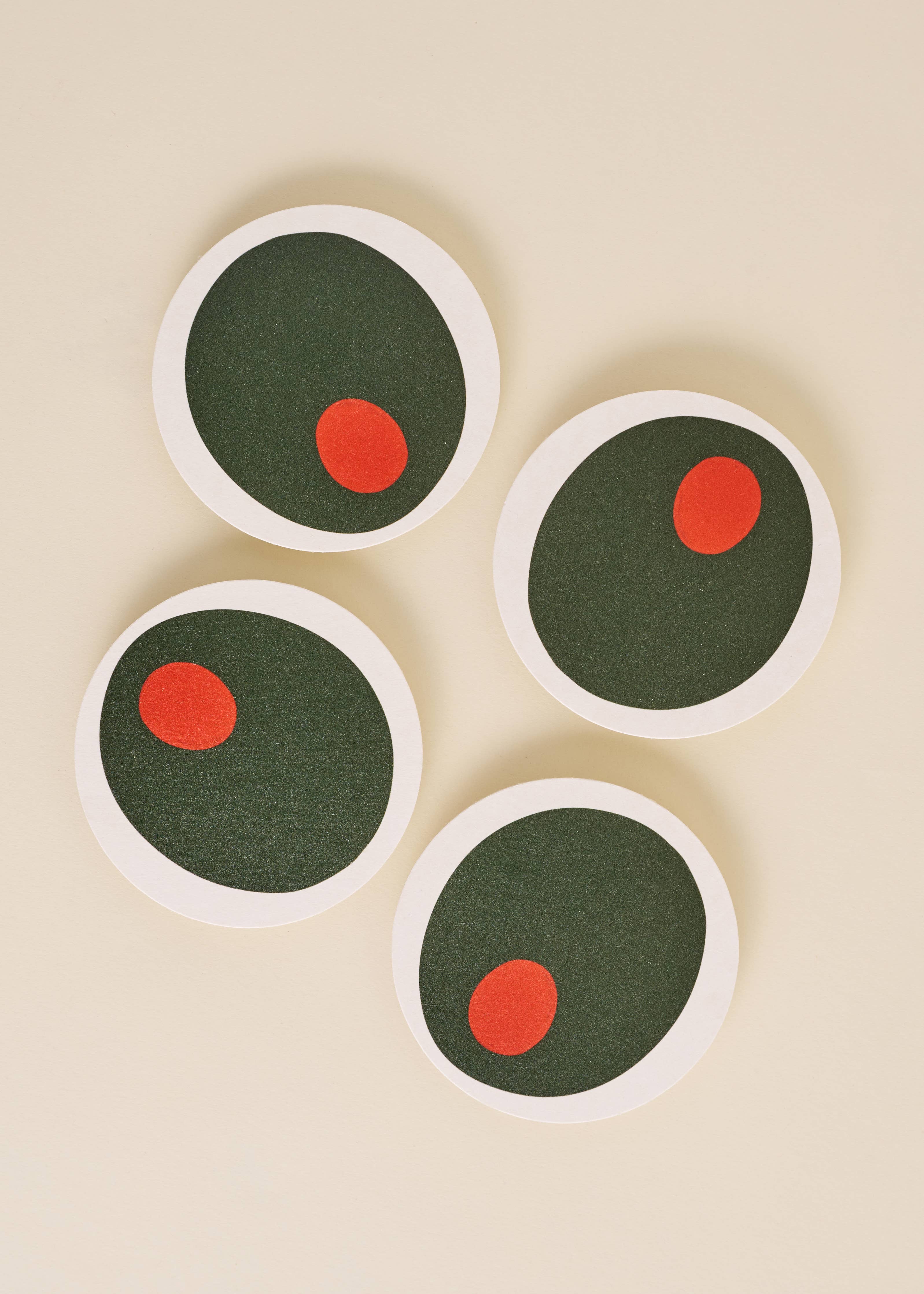 COMING SOON: Pimento Olive | One & Only Paper Coaster (Set of 4)