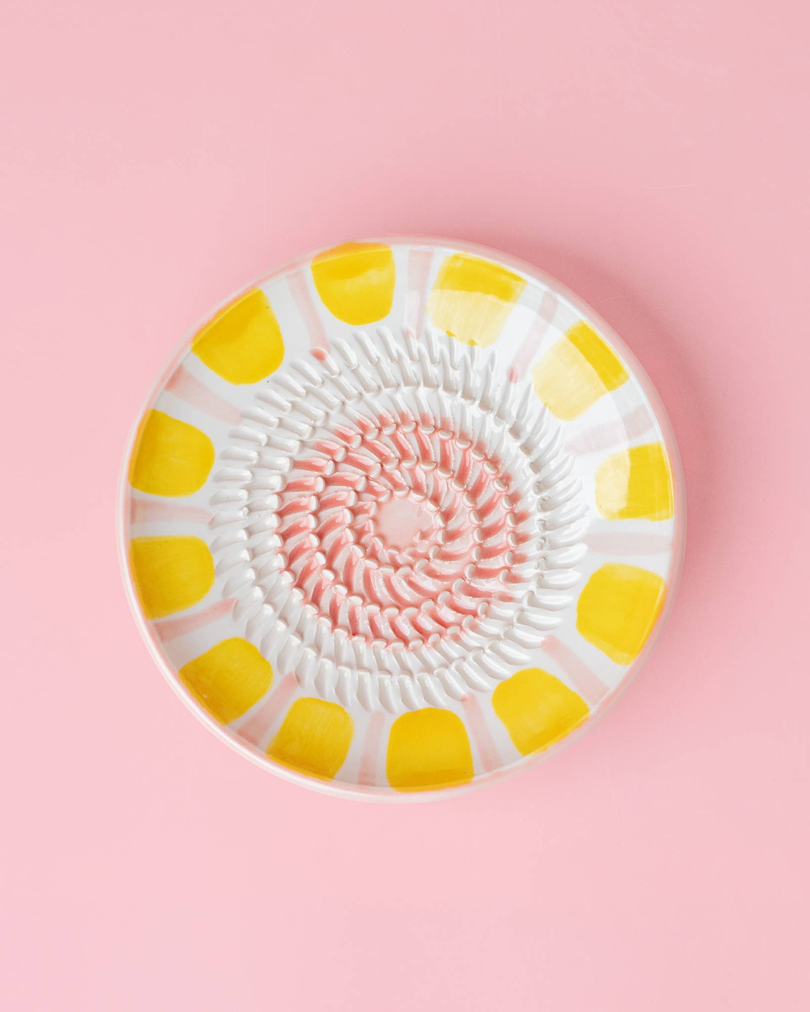 COMING SOON: Pink Lemonade | Alfar Tierra Cocida Small Ceramic Grater Plate