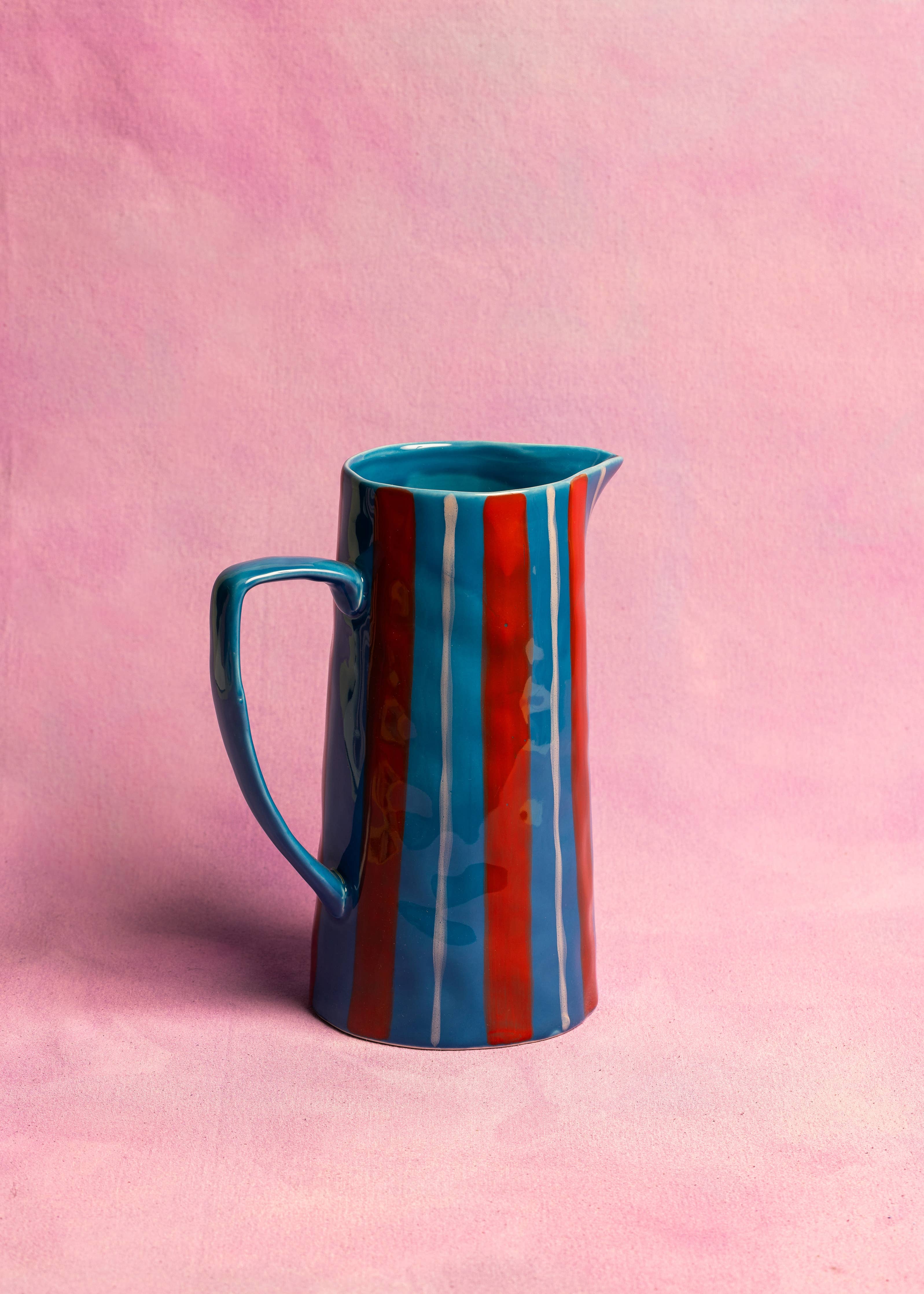 Light Blue & Red | MÆGEN Jug/Vase