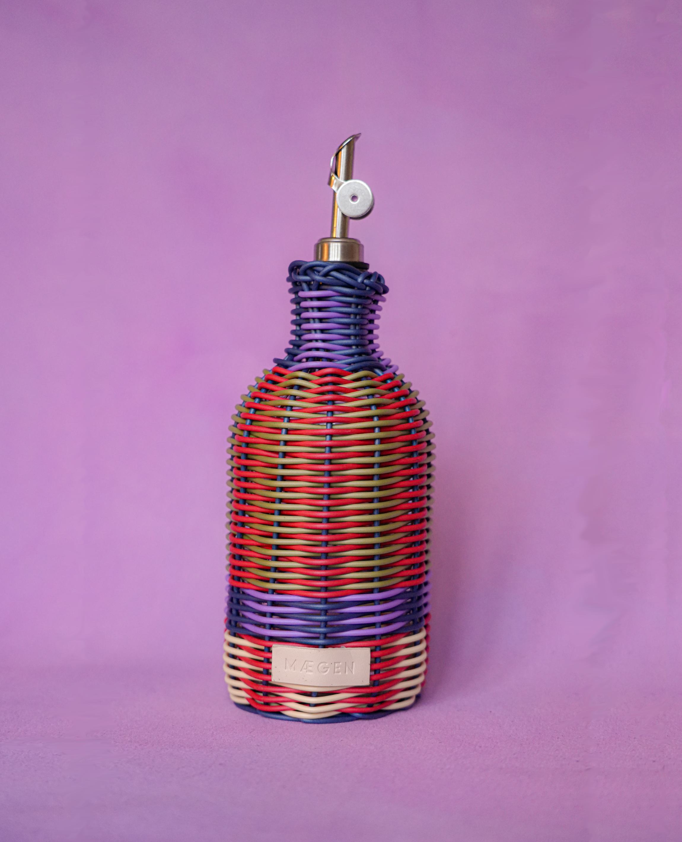 COMING SOON: Red & Olive | MÆGEN Hand-Woven Oil Pourer