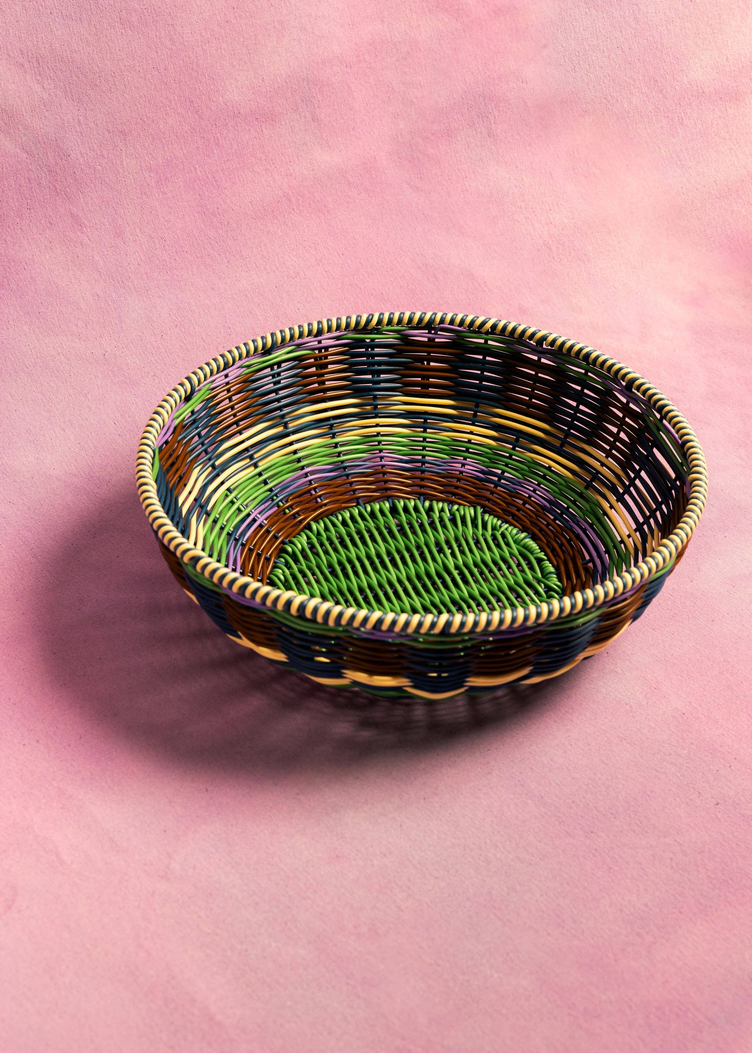 Brown & Green | MÆGEN Woven Bowl
