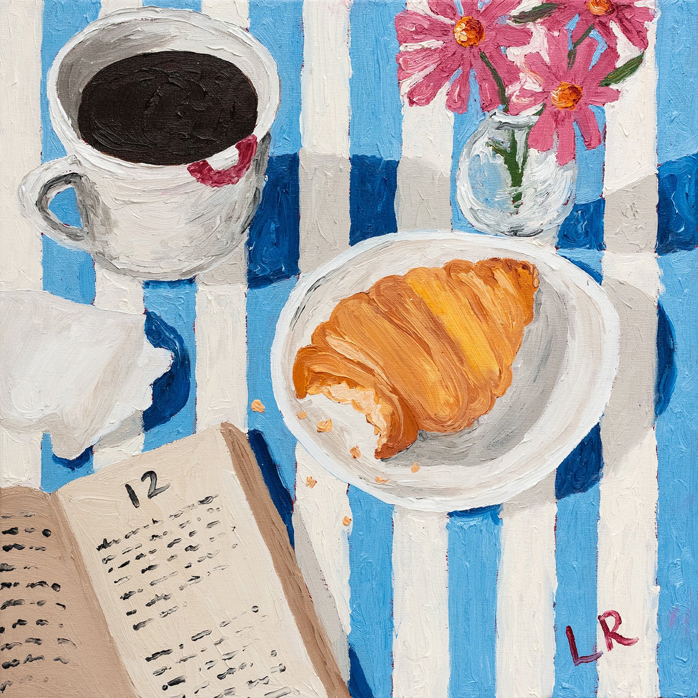 Morning Ritual | Original Oil Painting (14x14") | Ships Early 2026