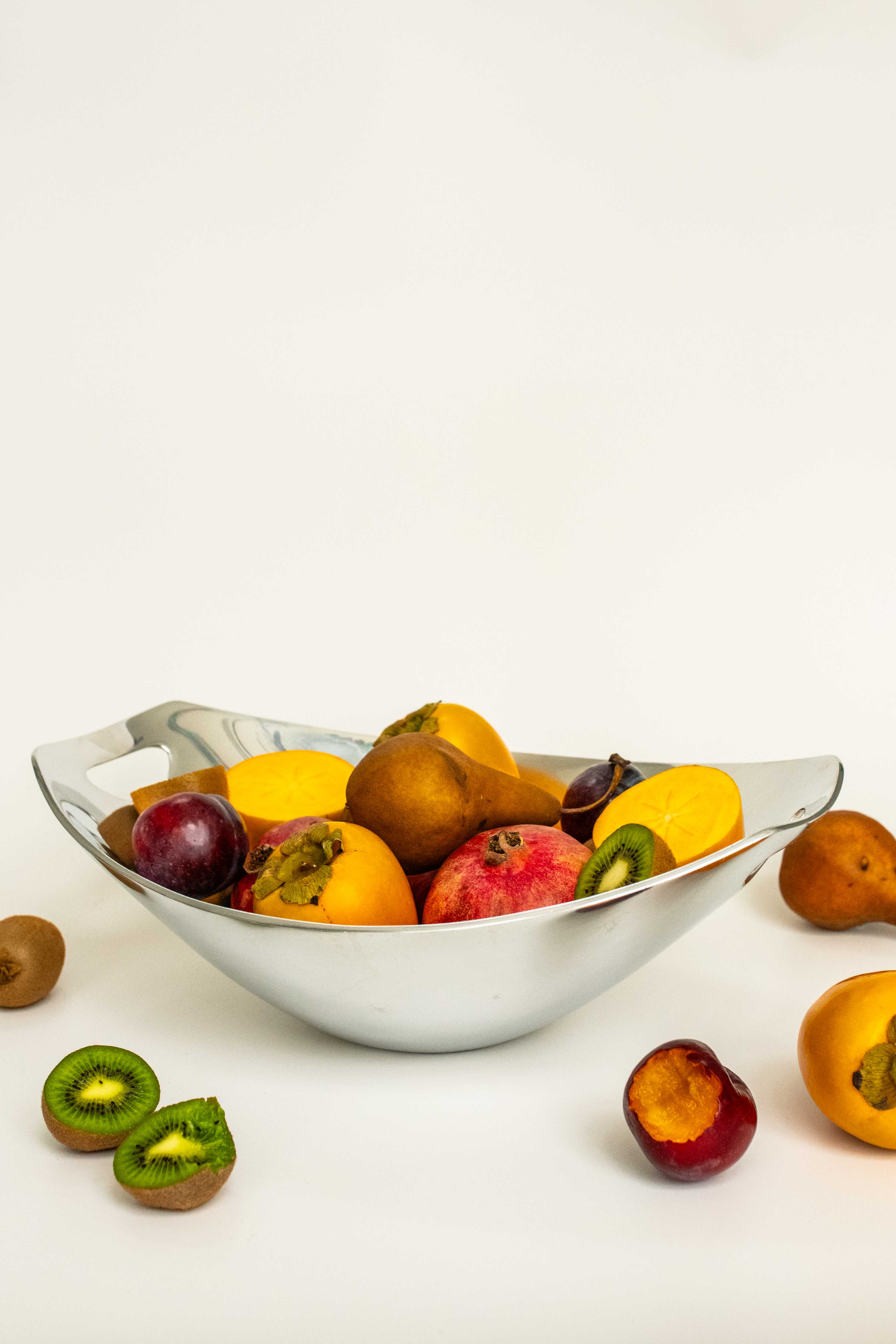 COMING SOON: Vintage Mid-Century Modern Dansk Metal Serving Bowl | Laura Rees Art