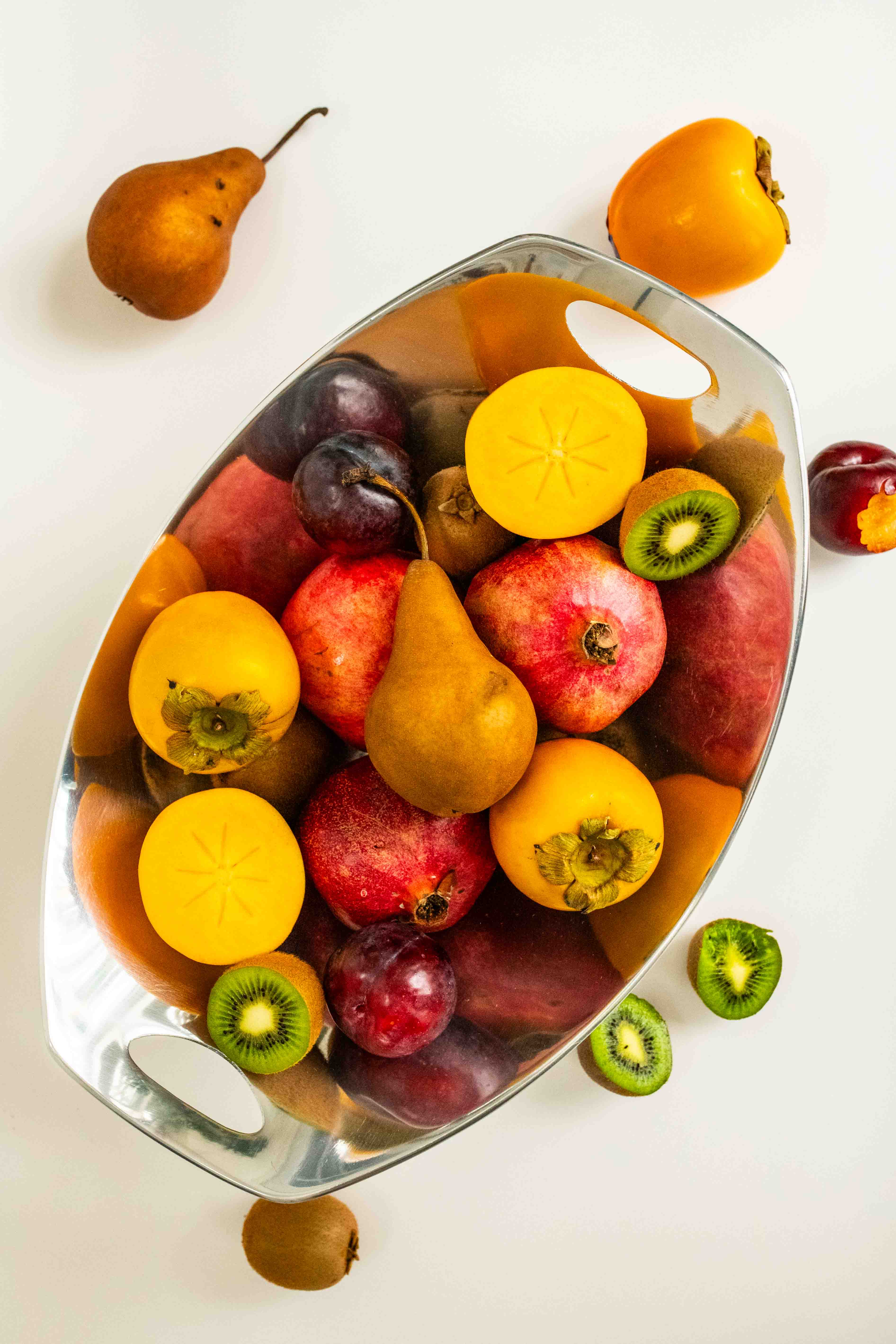 COMING SOON: Vintage Mid-Century Modern Dansk Metal Serving Bowl | Laura Rees Art