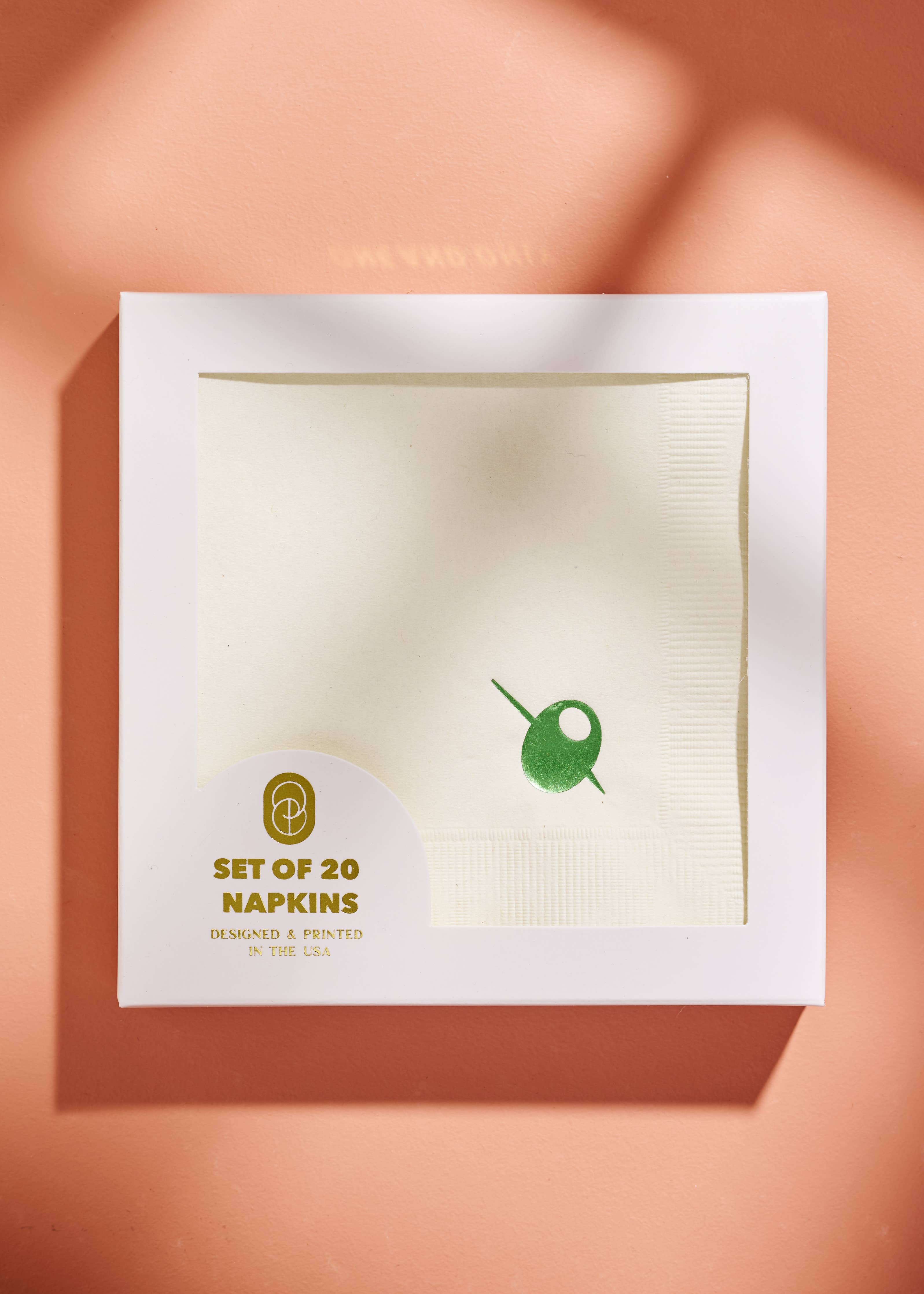 COMING SOON: Olive | One & Only Paper Cocktail Napkins (Set of 20)